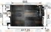 CTR 1223070 Condenser, air conditioning